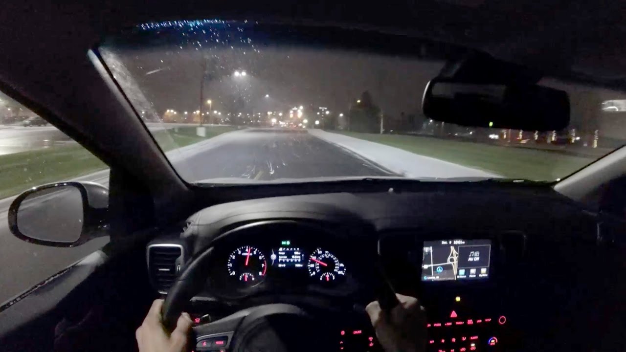 2017 Kia Sportage SX Turbo AWD - POV First Impressions (Night Drive)