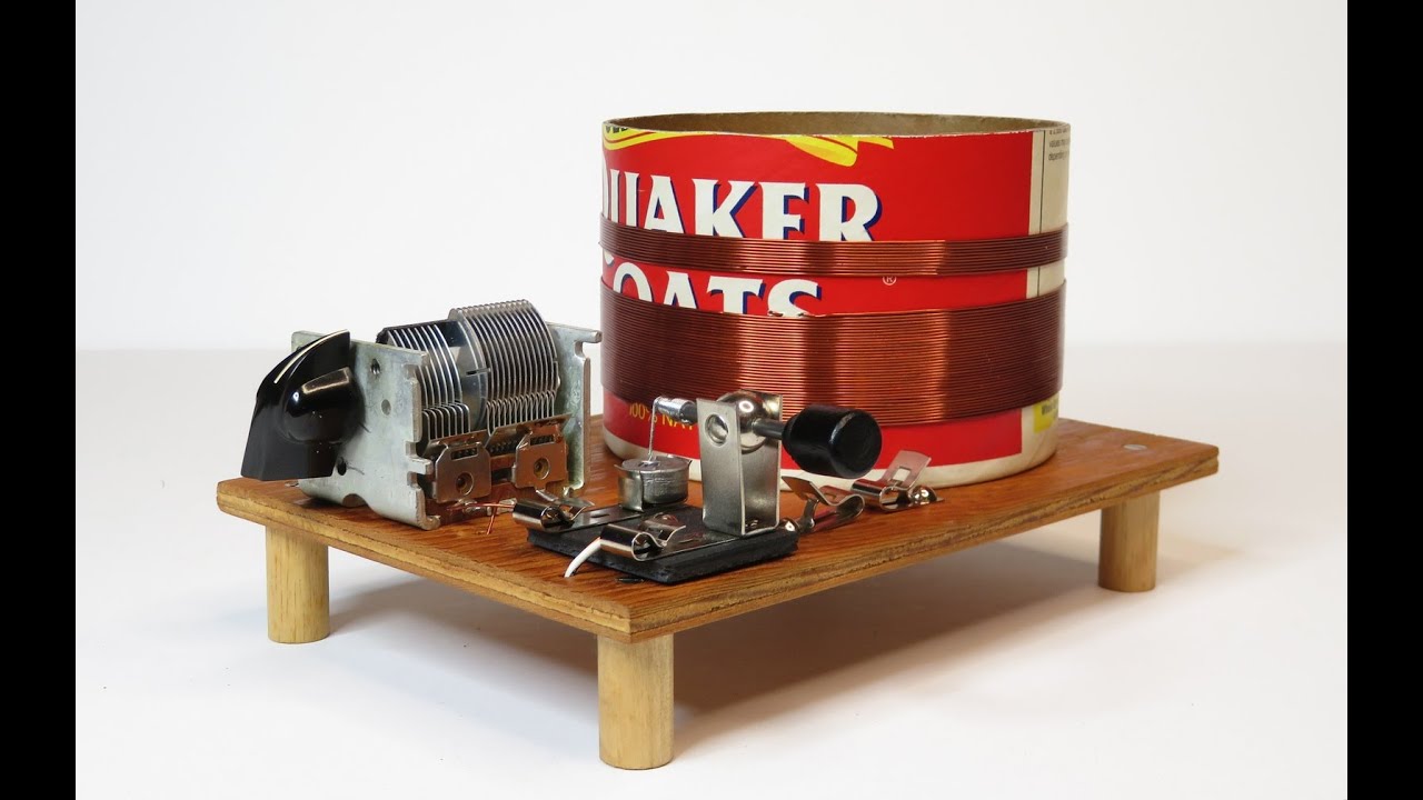 A Modern Radio Laboratories® #74 Crystal Set