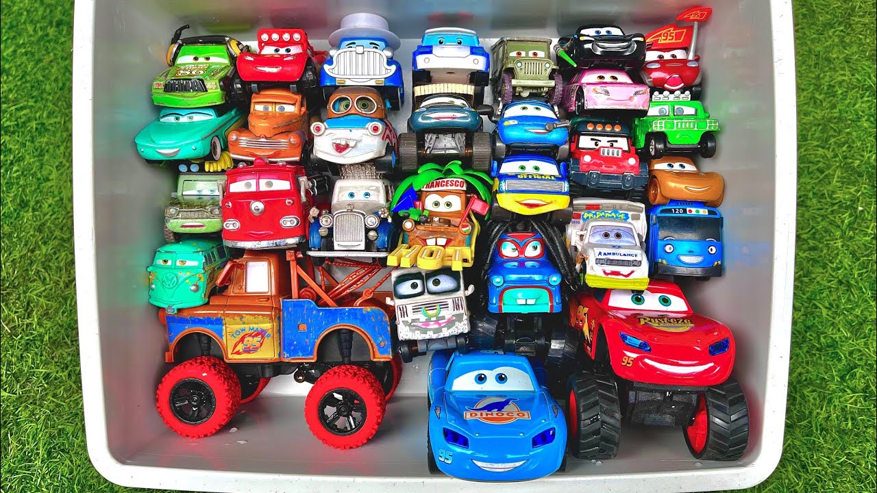 Disney Pixar Cars Unboxing Review | Lightning Mcqueen, Tow Mater, Doc Hudson, Sally Carrera, Cruz
