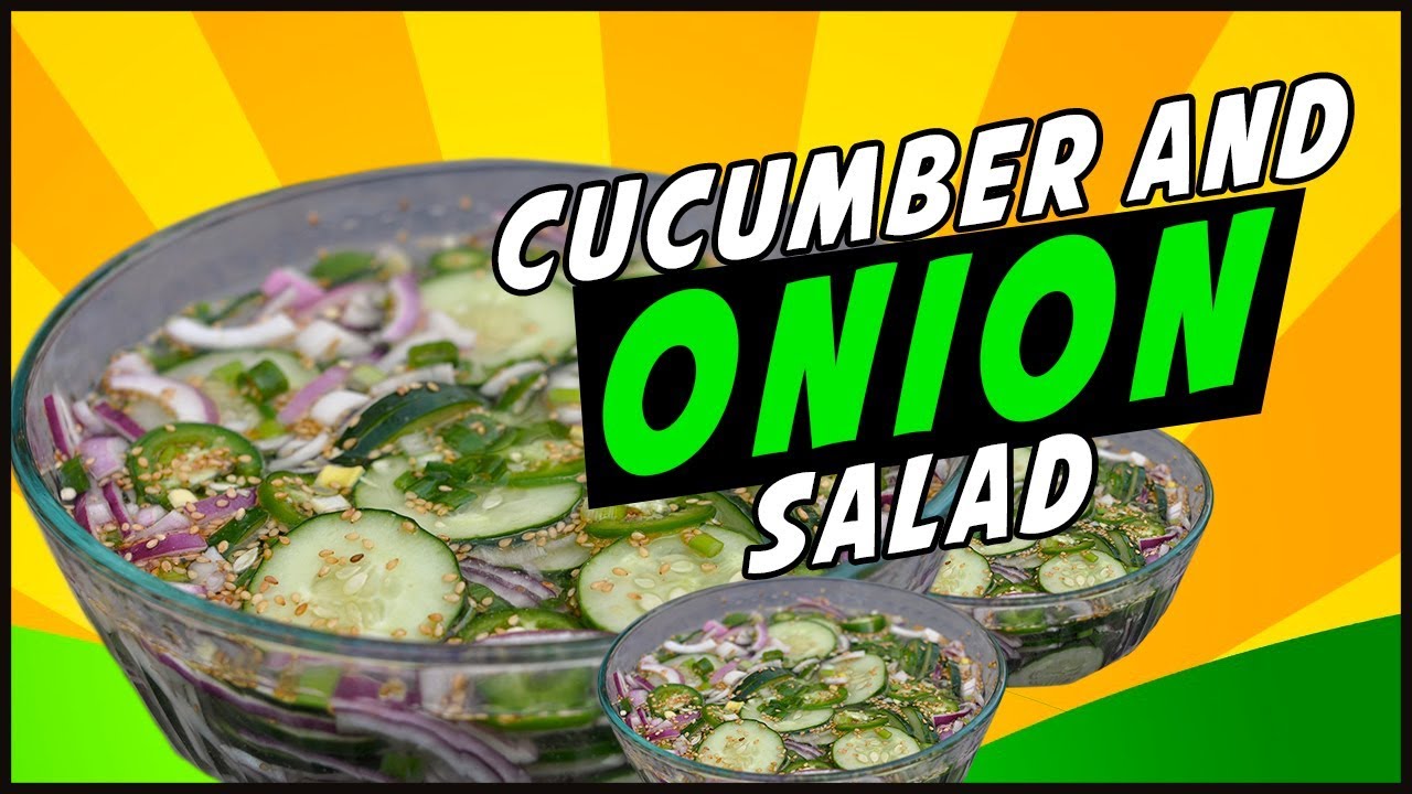 Cucumber and Red Onion Salad