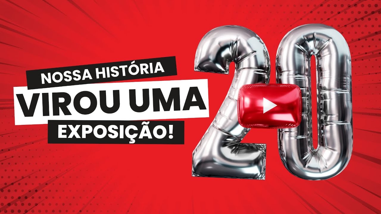 YouTube 20 Anos: nossa hist&oacute;ria no Brasil virou uma exposi&ccedil;&atilde;o!