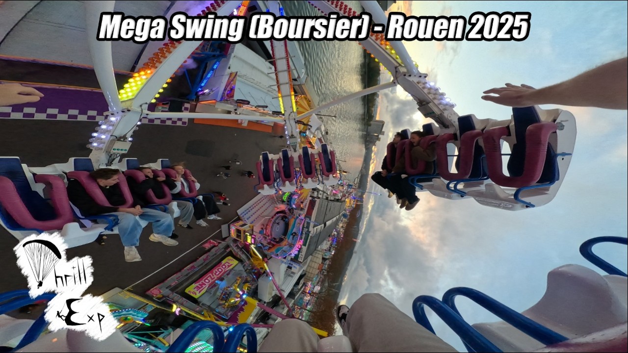 4K - Mega Swing (Boursier) - Foire Saint-Romain de Rouen 2025 | Onride