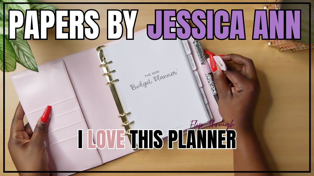 PAPERS BY JESSICA ANN MINI BUDGET PLANNER UNBOXING | A5 CUSTOMIZABLE PLANNER