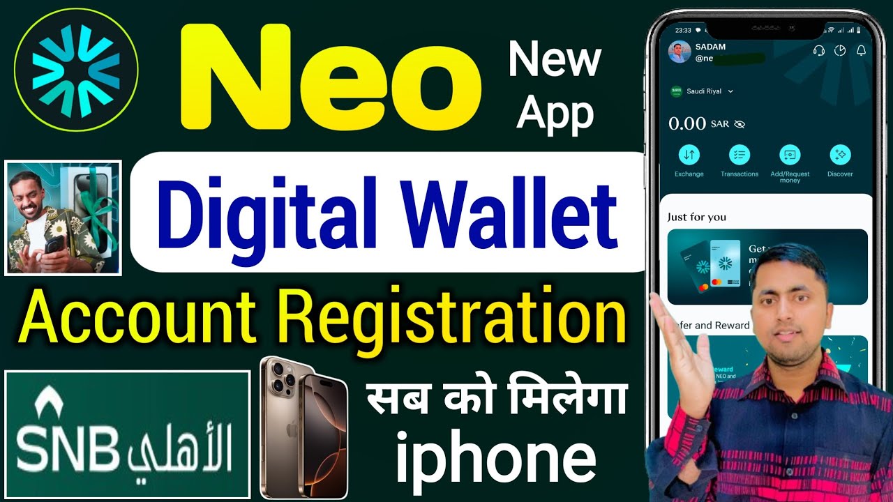 NEO SNB | NEO Digital banking SNB | How to create NEO account | Hi Saddam