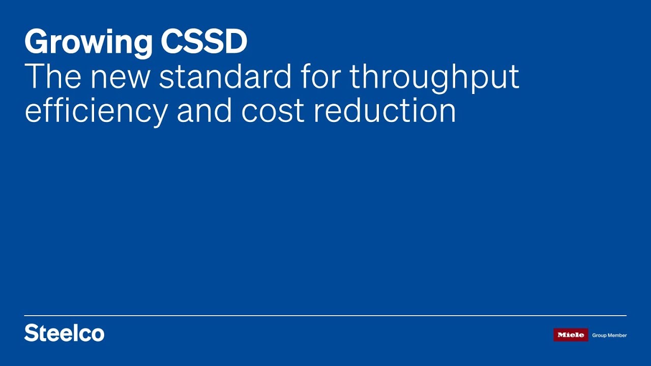 Growing CSSD | CSSD Solutions | Steelco Group