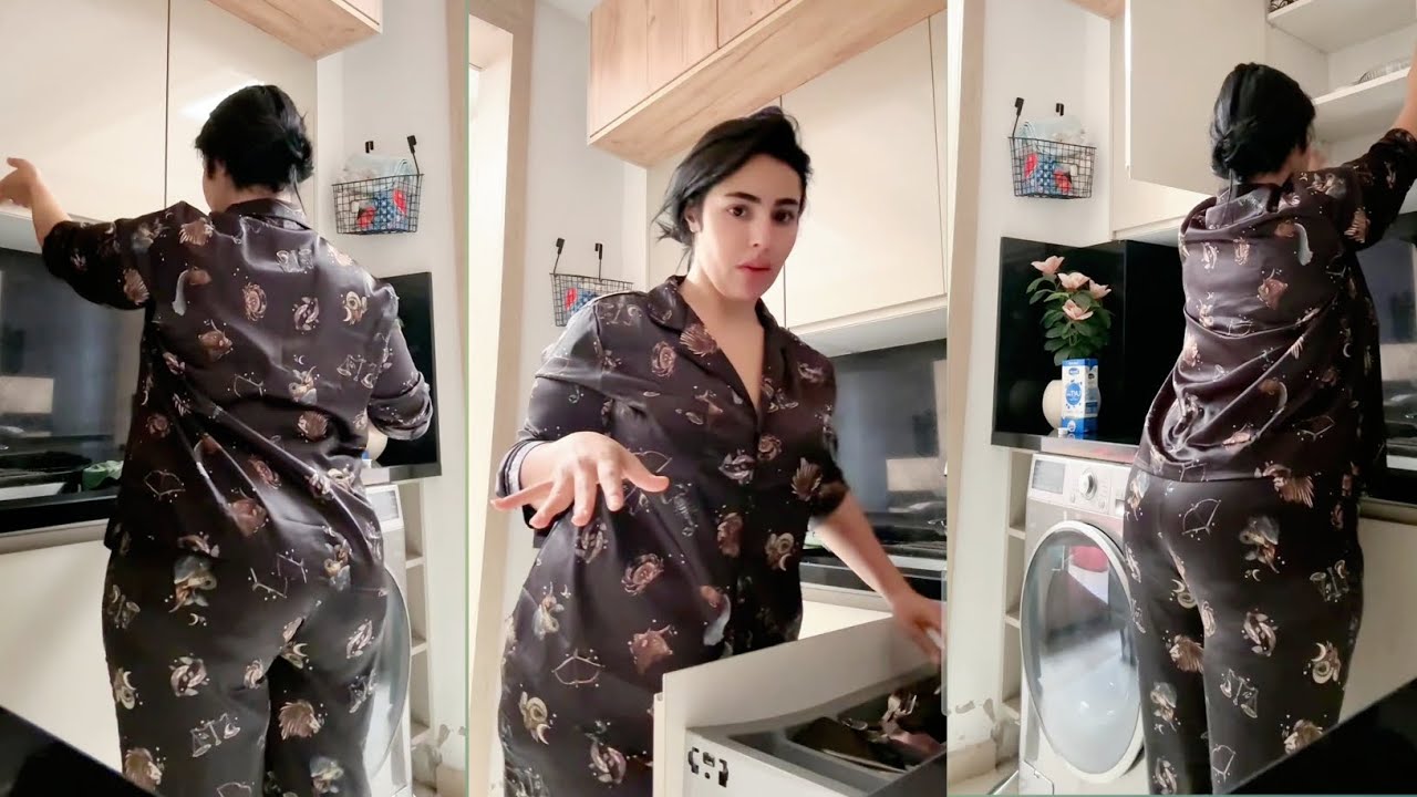 ✨ تنظيف وترتيب المطبخ المصرية 🏠🍴 @مطبخ_عبير 
