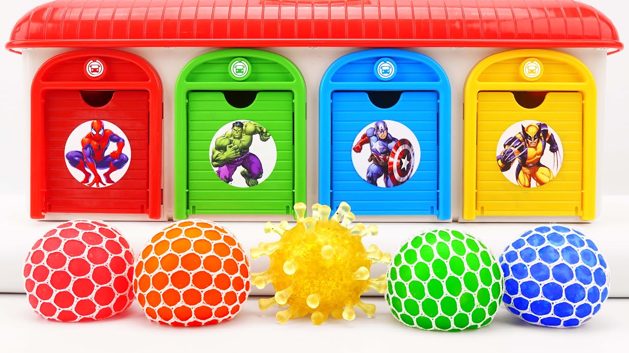 Playing as Spiderman in Massive Long Slide Game with Cow Elephant Gorilla- 3d Animal Game - Funny 3d