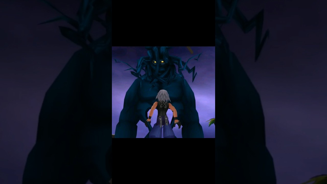 Riku encounters Dark side Kingdom Hearts Re Chain of Memories #kingdomhearts #chainofmemories