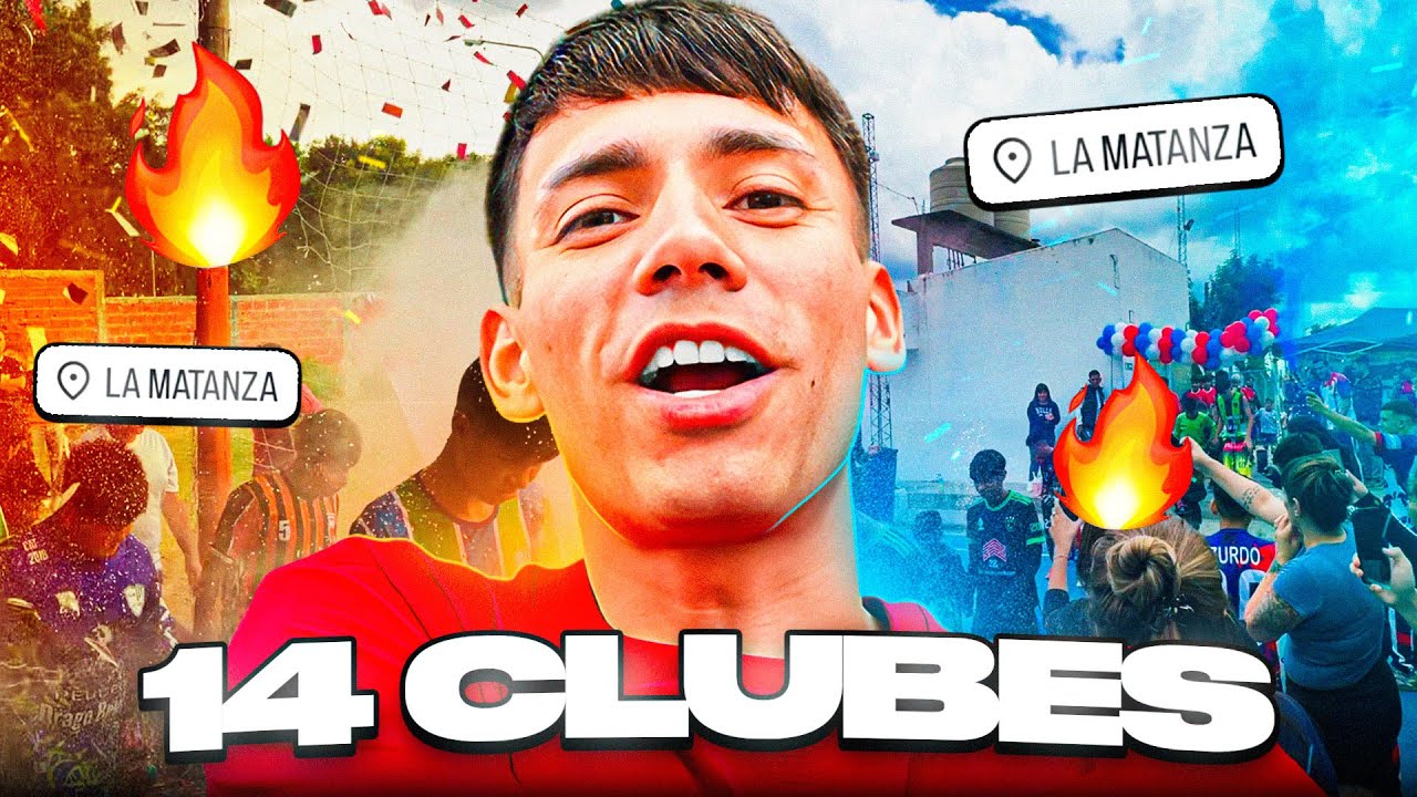 ME MET&Iacute; EN EL BABY F&Uacute;TBOL DE LA MATANZA | 14 CLUBES EN UN DIA 🔥