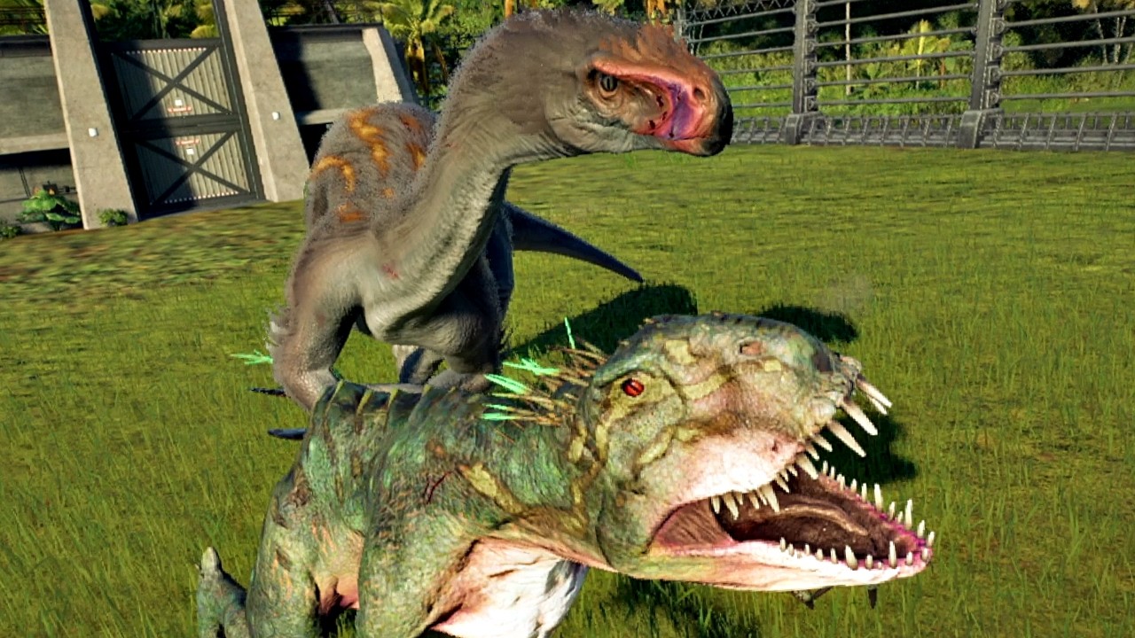 Therizinosaurus Vs Scorpius Rex #jurassicpark dinosaurs #asmr  fighting
