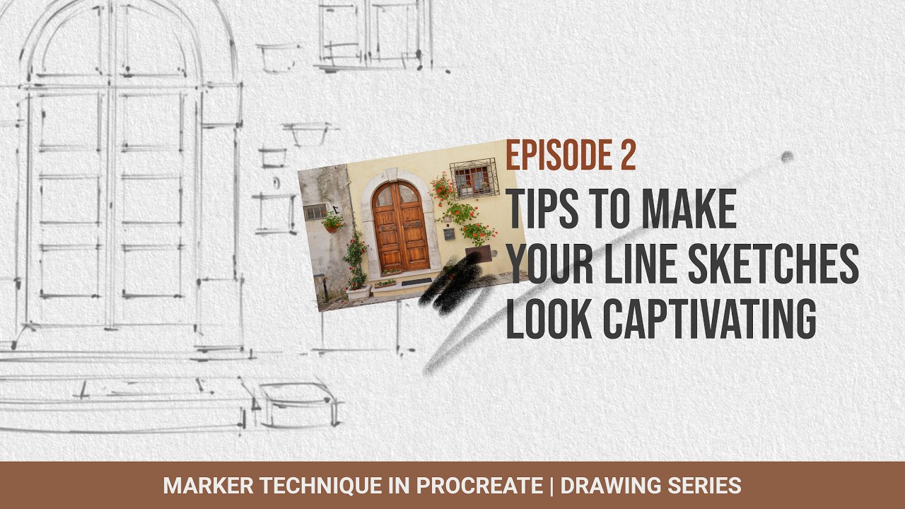 Procreate Line Drawing Tutorial | How to Create Expressive Line Art