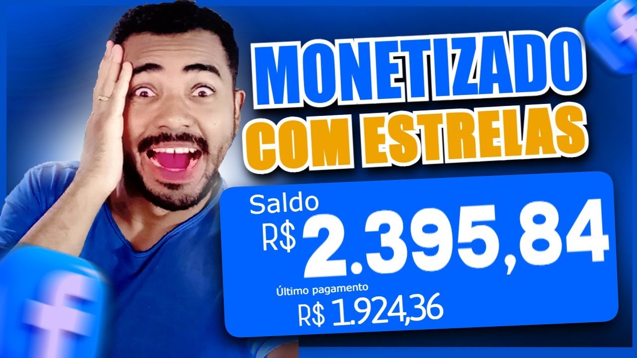 Como MONETIZAR FACEBOOK com Estrelas Rápido (É muito fácil)