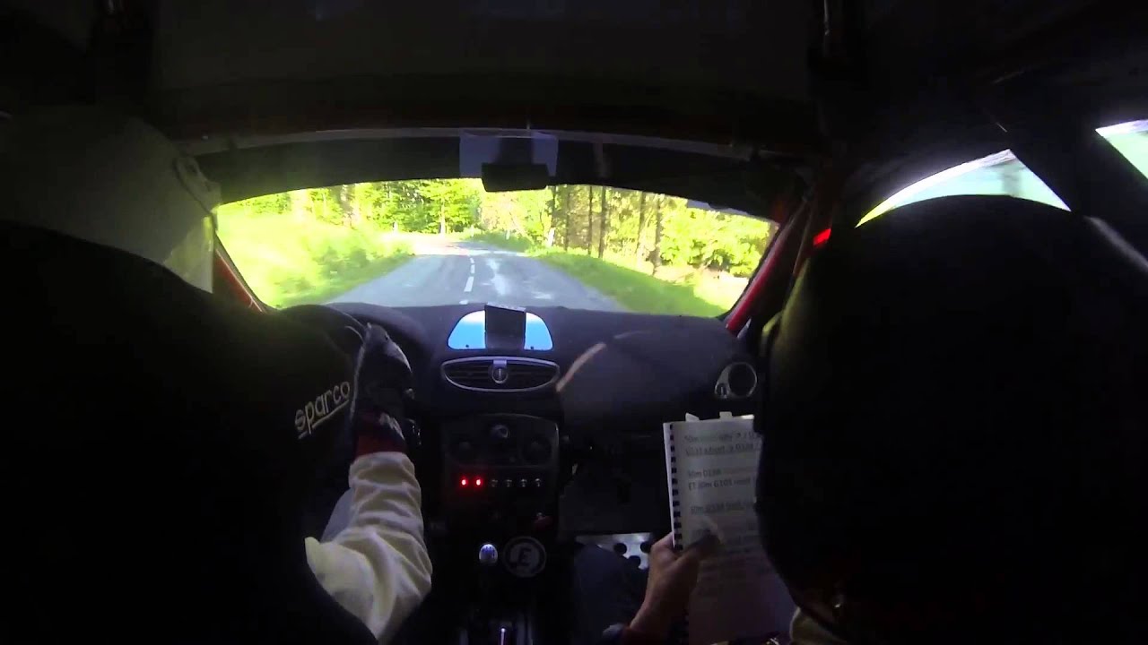 Rallye Val d'Agout 2015 ES4 Fontes/Beger clio 3rs n3 1er temps gr N