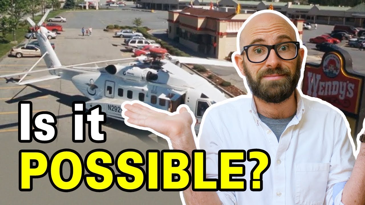 Can You Really Legally Land a Helicopter in a Fast Food Parking Lot?