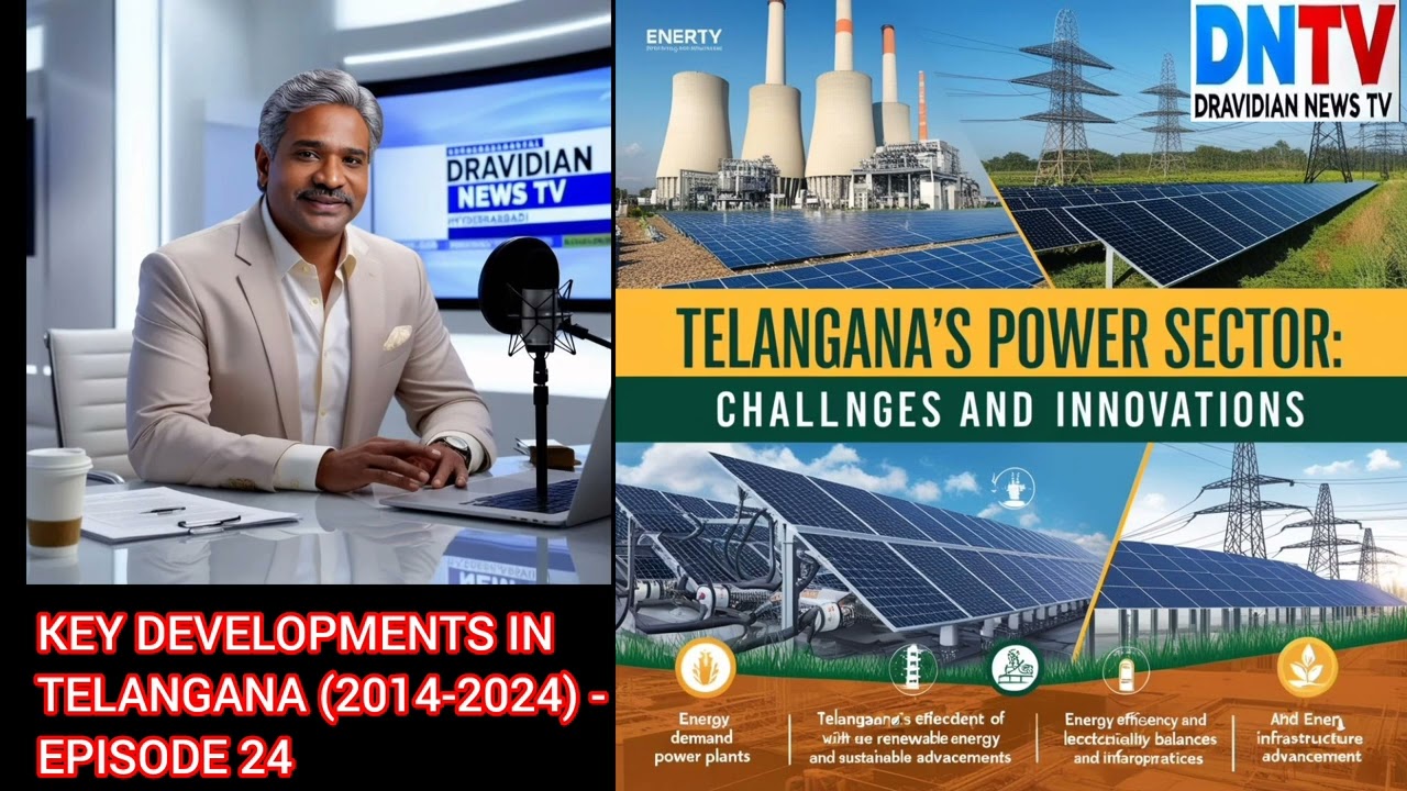 Telangana's Power Sector: Challenges and Innovations @dravidiannewstv