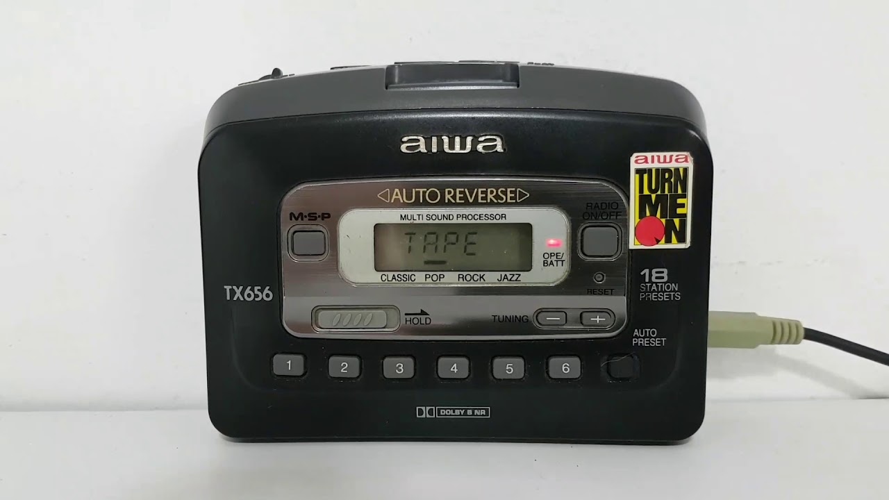 Conserto Walkman Aiwa TX656 - Fernando  / SP