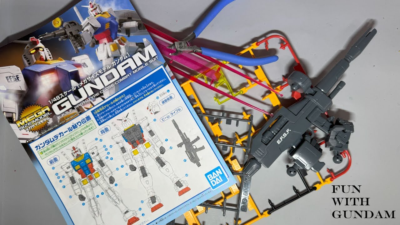 Mega Size RX-78-2 Unbox, Build & Review