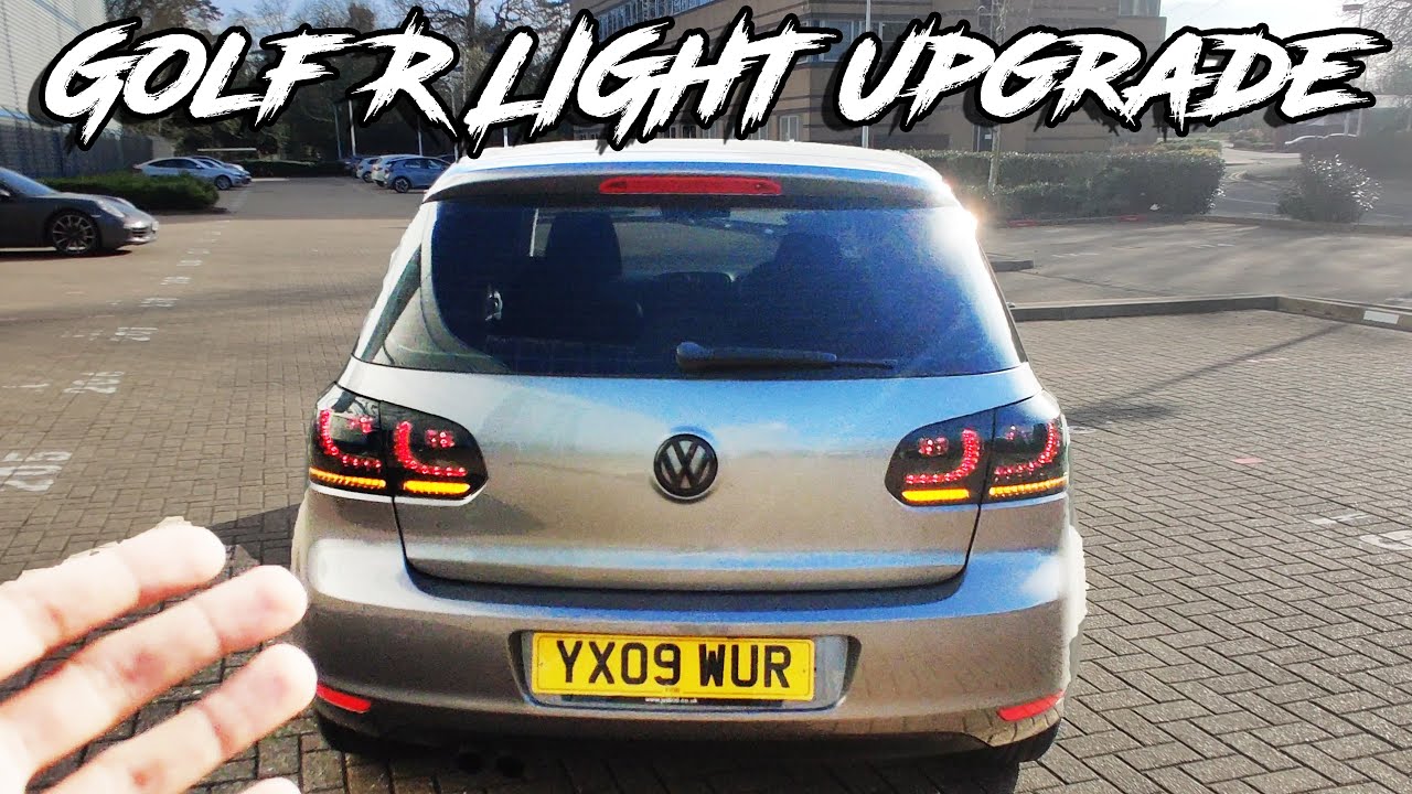 Установка задних фонарей VLAND GOLF MK6 | VW GOLF MK6 1.4 TSI