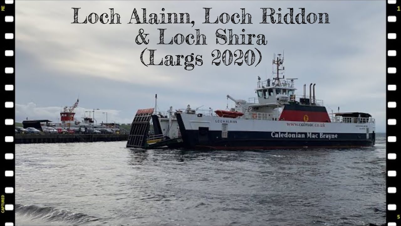 Loch Alainn, Loch Riddon and Loch Shira at Largs 07/10/2020
