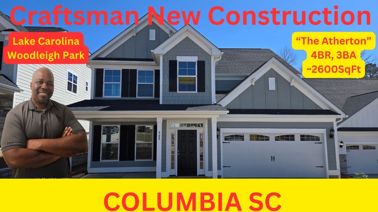 Exquisite Craftsman New Construction Home | Columbia SC #lakecarolina #columbiasc