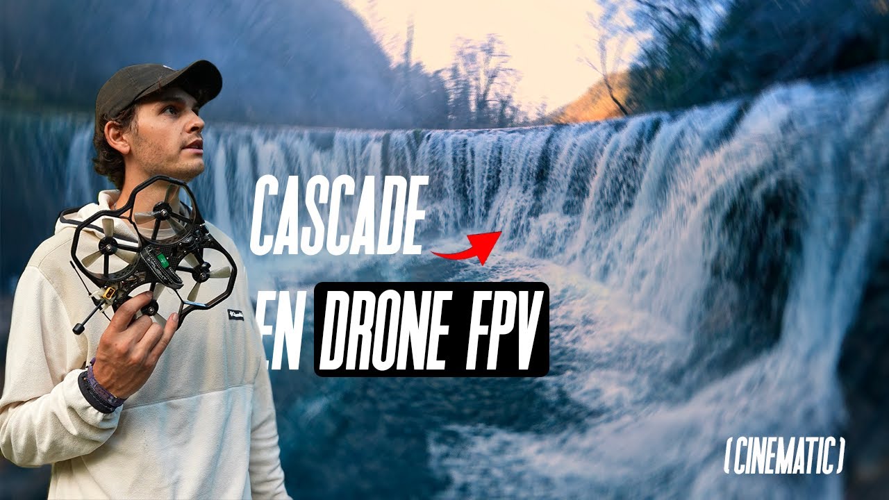 Je survole une cascade en drone FPV ! (et il a bien pris l'eau ...)