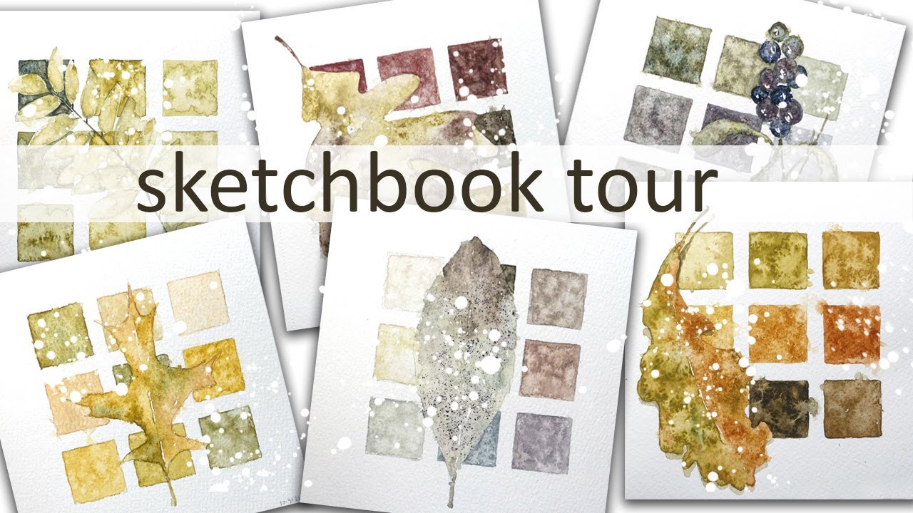 Sketchbook Tour Inspired by Color In and Out of the Garden