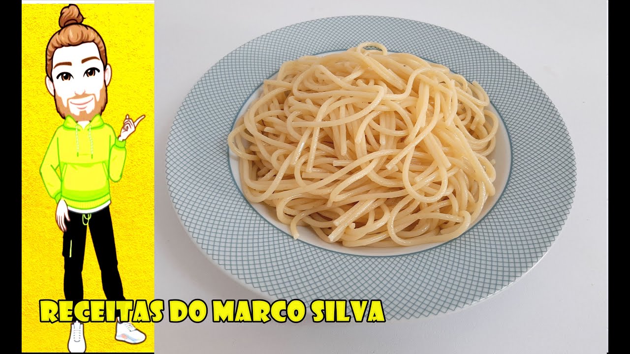 saiba como cozer macarrão esparguete simples