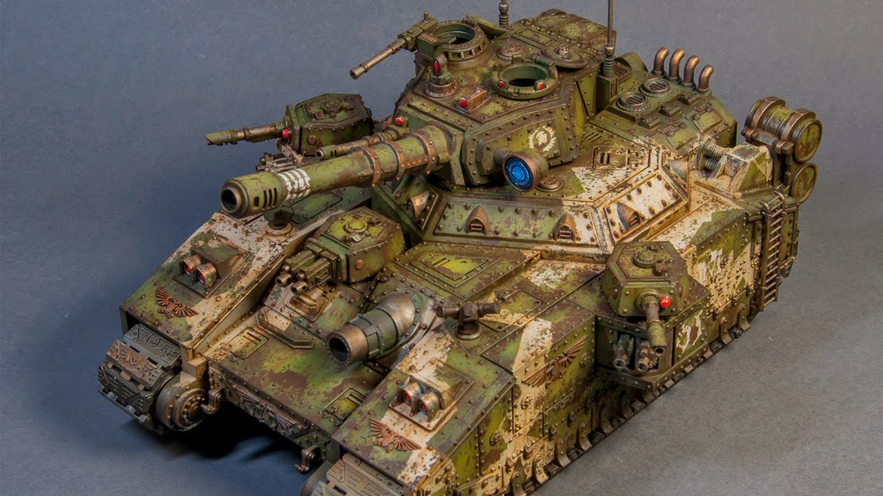 Painting the Cadian Baneblade - part 2