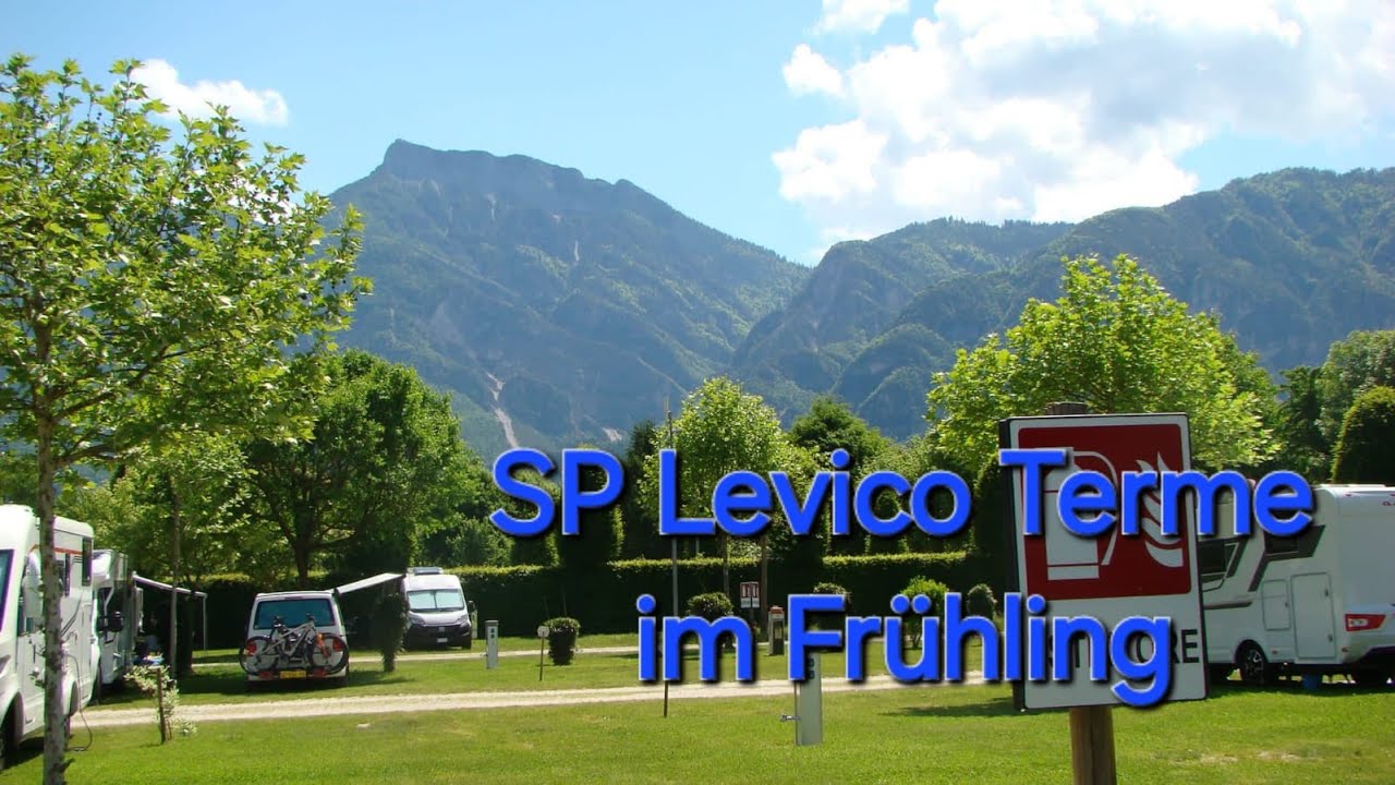 SP Levico Terme im Frühling - Trentino