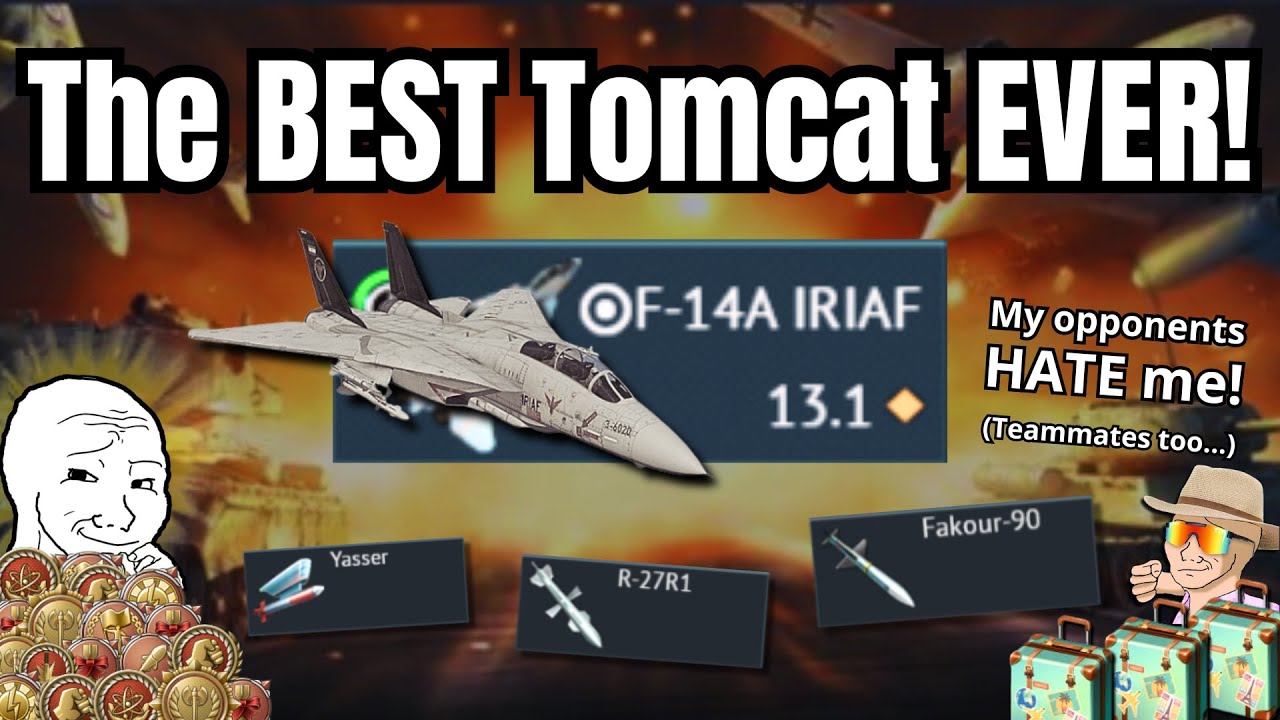 I made my Opponents RAGE by harassing them with Iranian Tomcat🔥(A beautiful feeling) | F-14A IRIAF