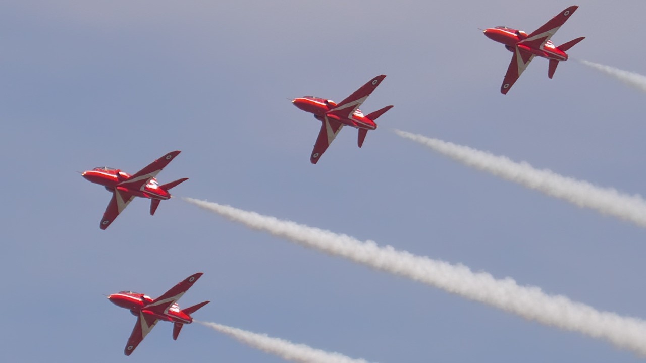 TROOPING THE COLOUR 2026 RAF FLYPAST &mdash; Voyager, P8 Poseidon, Rivet Joint & Red Arrows!
