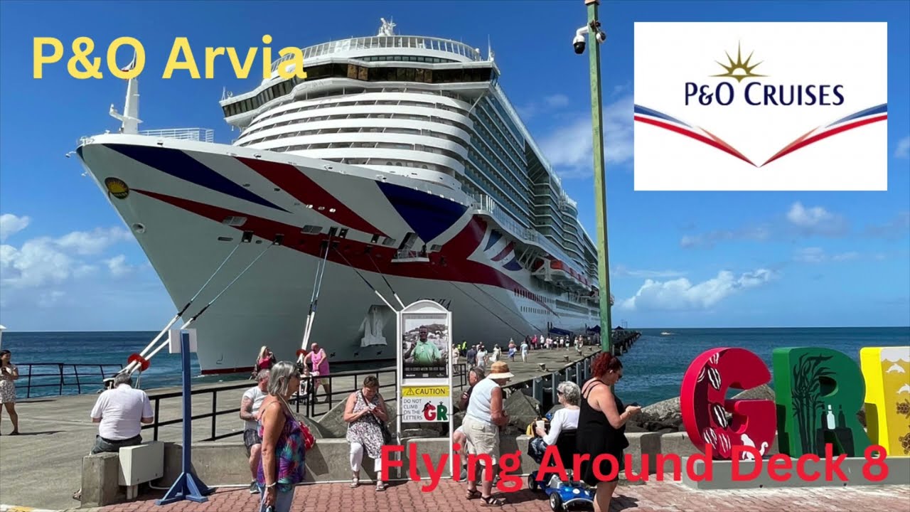 P&O Arvia Flying around deck 8 #cruise #pocruises #travel