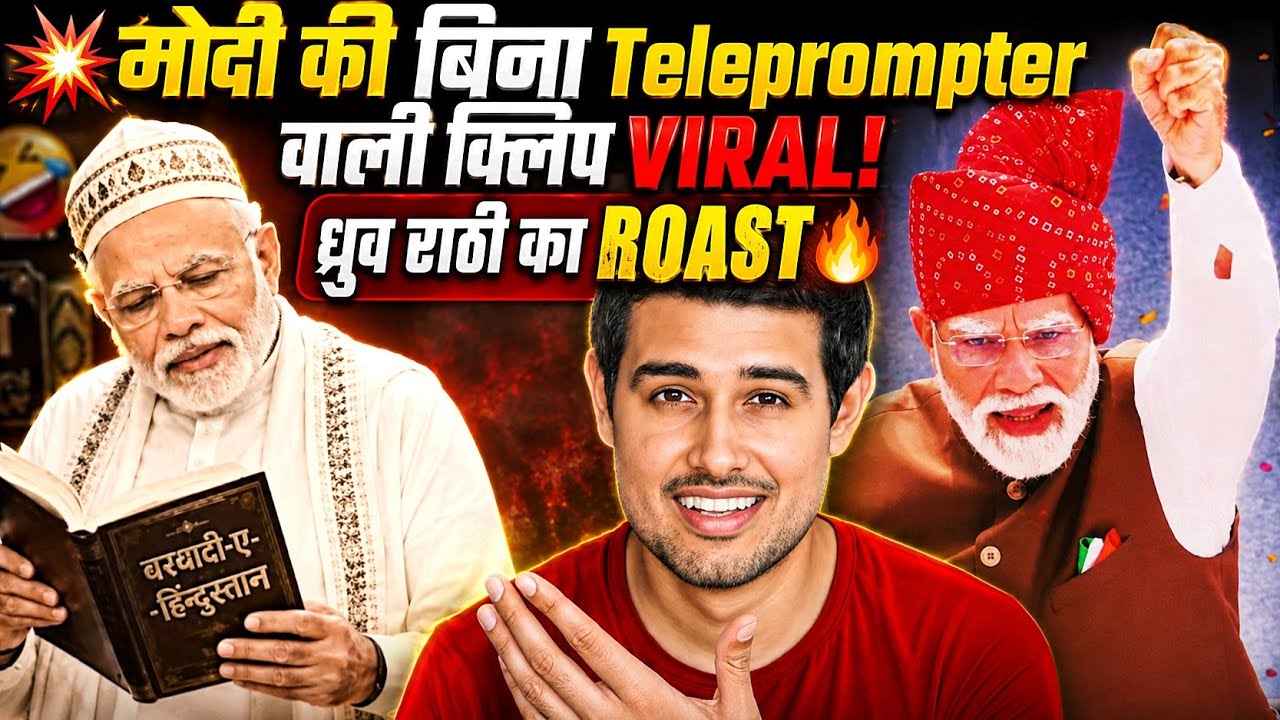 PM Modi बिना Teleprompter फिर फंसे! 😱 | CJP छात्र आंदोलन vs गोदी मीडिया | Dhruv Rathee EXPOSED