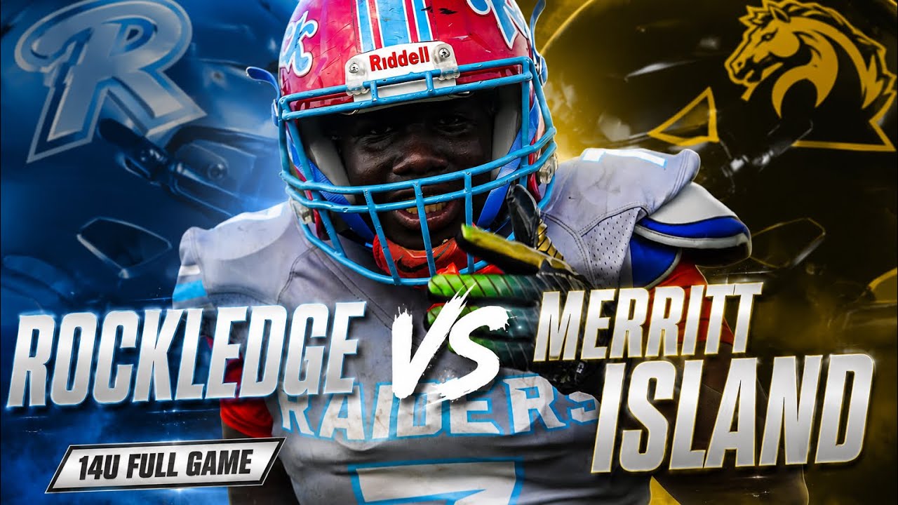 ROCKLEDGE 14U vs MERRITT ISLAND 14U 🔥 | Full Game Highlights | Brevard County Youth Football | 