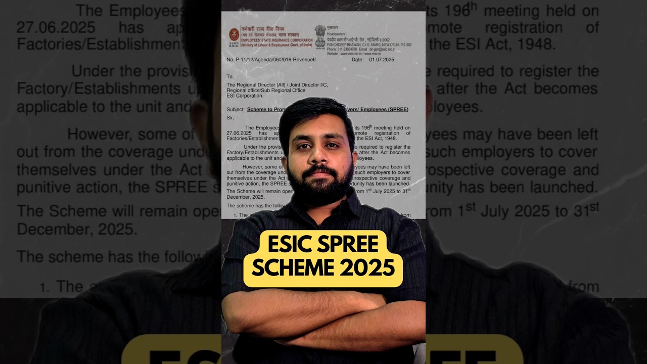 Esic spree scheme | esic registration process for employers |