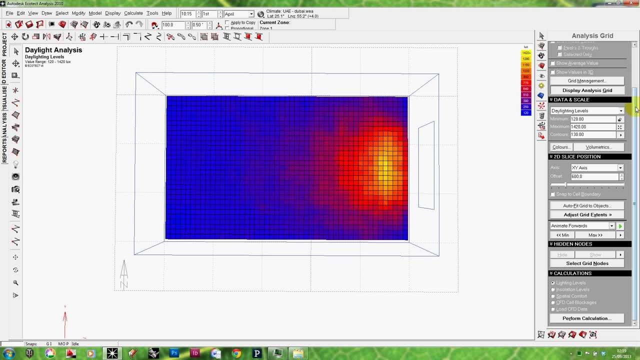 Ecotect Tutorial 8.1 - Lighting Analysis Introduction