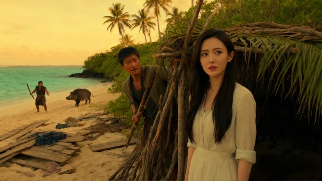 【Indo Sub】Pesawat Jatuh, Aku Terjebak di Pulau Terpencil Bersama Miss Kampus! #Full #Minidrama