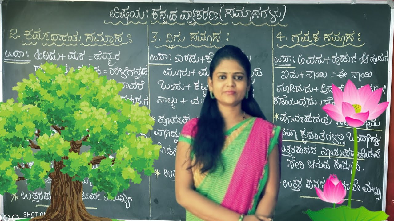 kannada grammar| ಕನ್ನಡ ವ್ಯಾಕರಣ| ಸಮಾಸಗಳು | samasagalu| @ThejaswiniPushkar