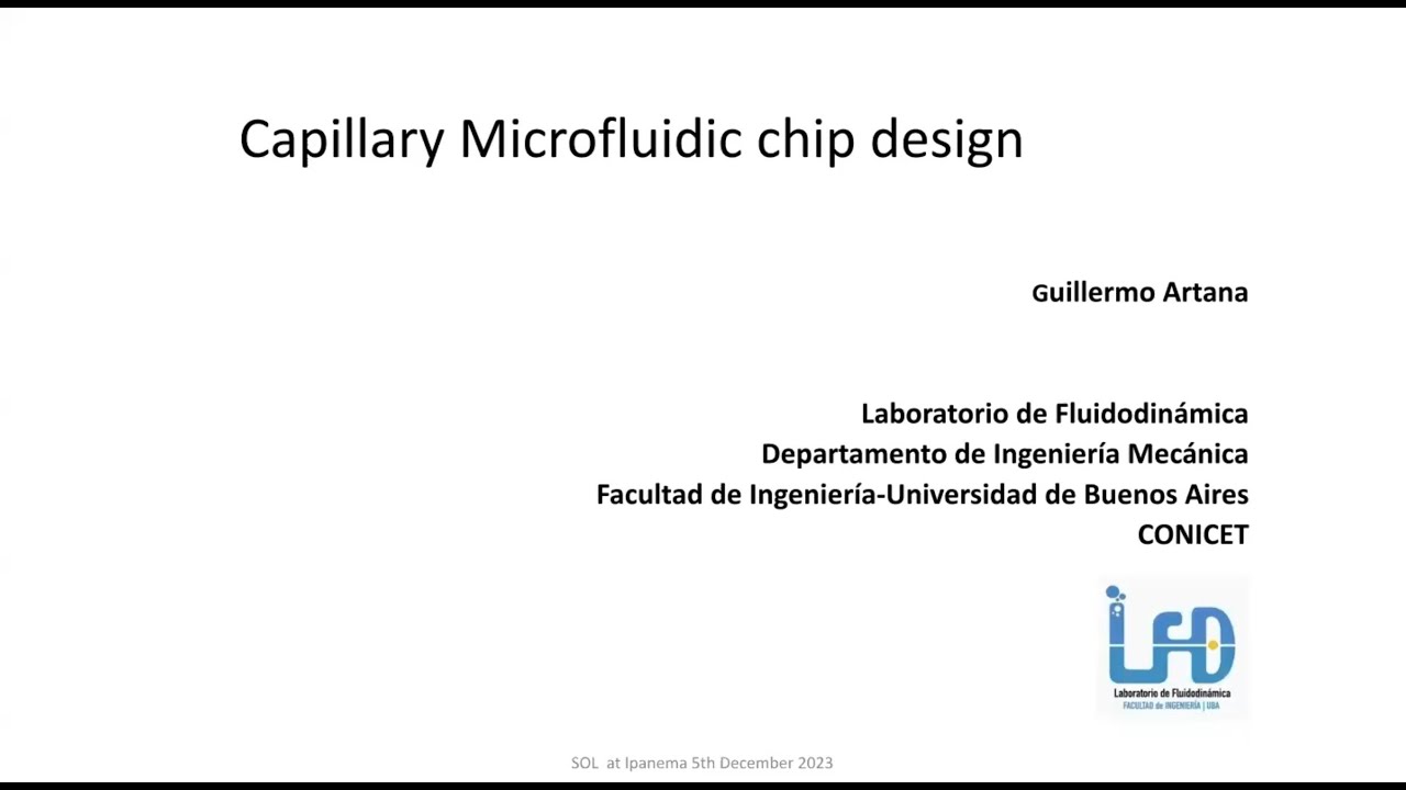 Capillary Microfluidic Chip Design