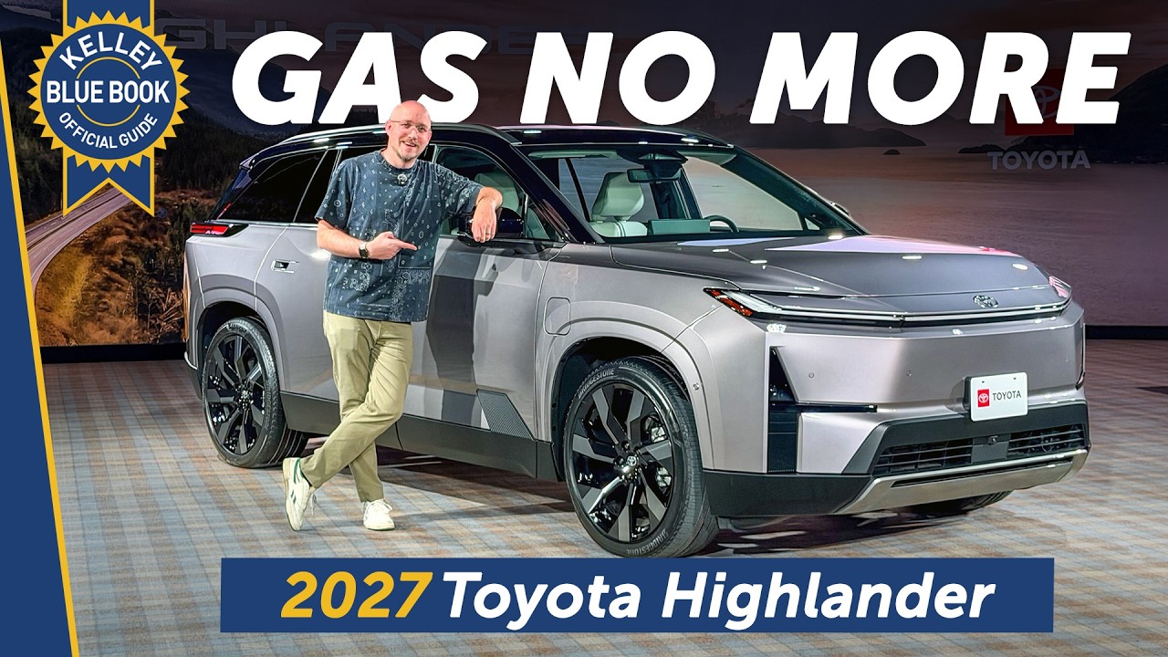The 2027 Toyota Highlander Goes Electric! | First Look