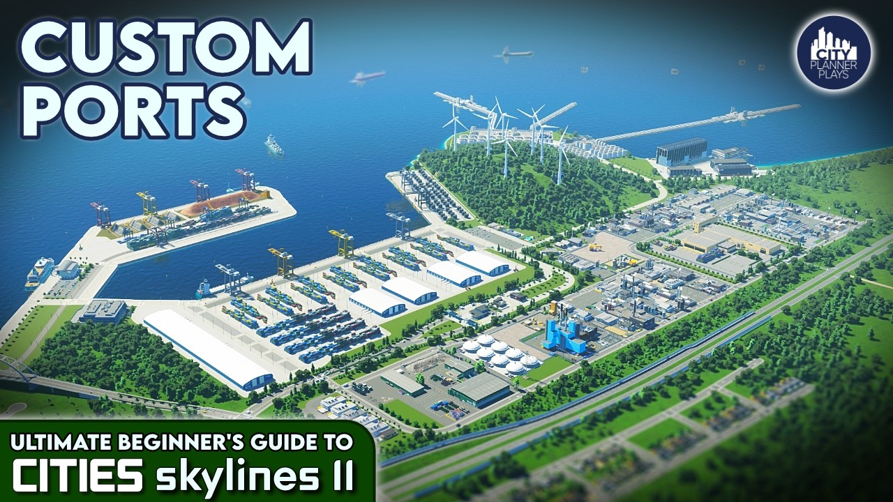 The Beginners Guide to Creating a Port in Cities Skylines 2  | UBG #6