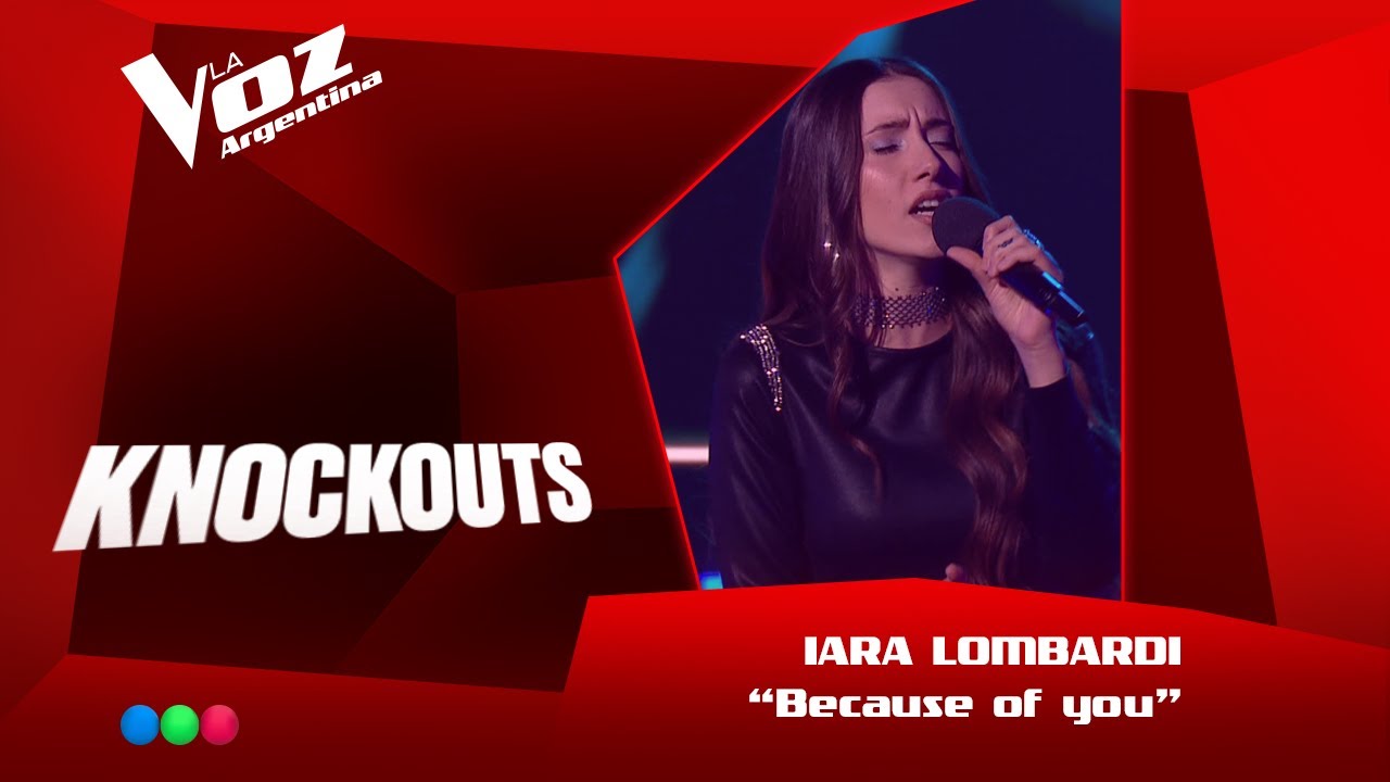 Iara Lombardi - “Because of you” - Team Lali - Knockouts - La Voz Argentina 2025