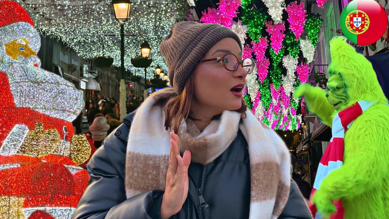 MUITO FRIO POR AQUI🇵🇹 🥶A CIDADE ESTÁ LINDA🎅🏼Levamos a Hana no veterinário , comprinhas na Shein🧥