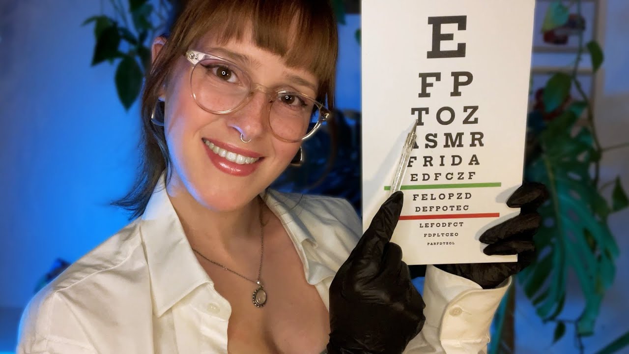 ASMR Augenärztin untersucht dich ✨ Entspanntester Sehtest