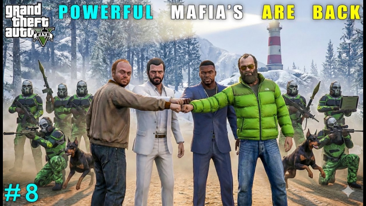 GTA 5: શક્તિશાળી માફિયાઓ પાછા આવ્યા! 💥 (એપિસોડ #8)