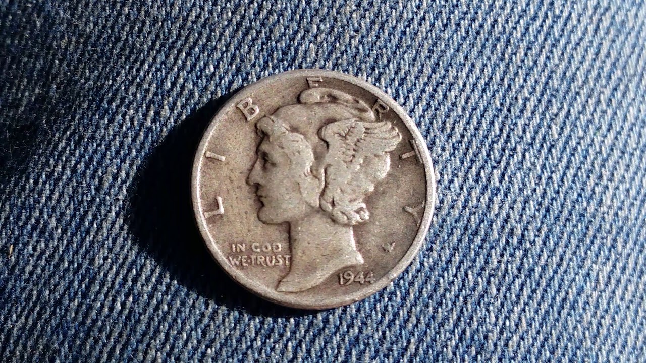 1944 MERCURY DIME
