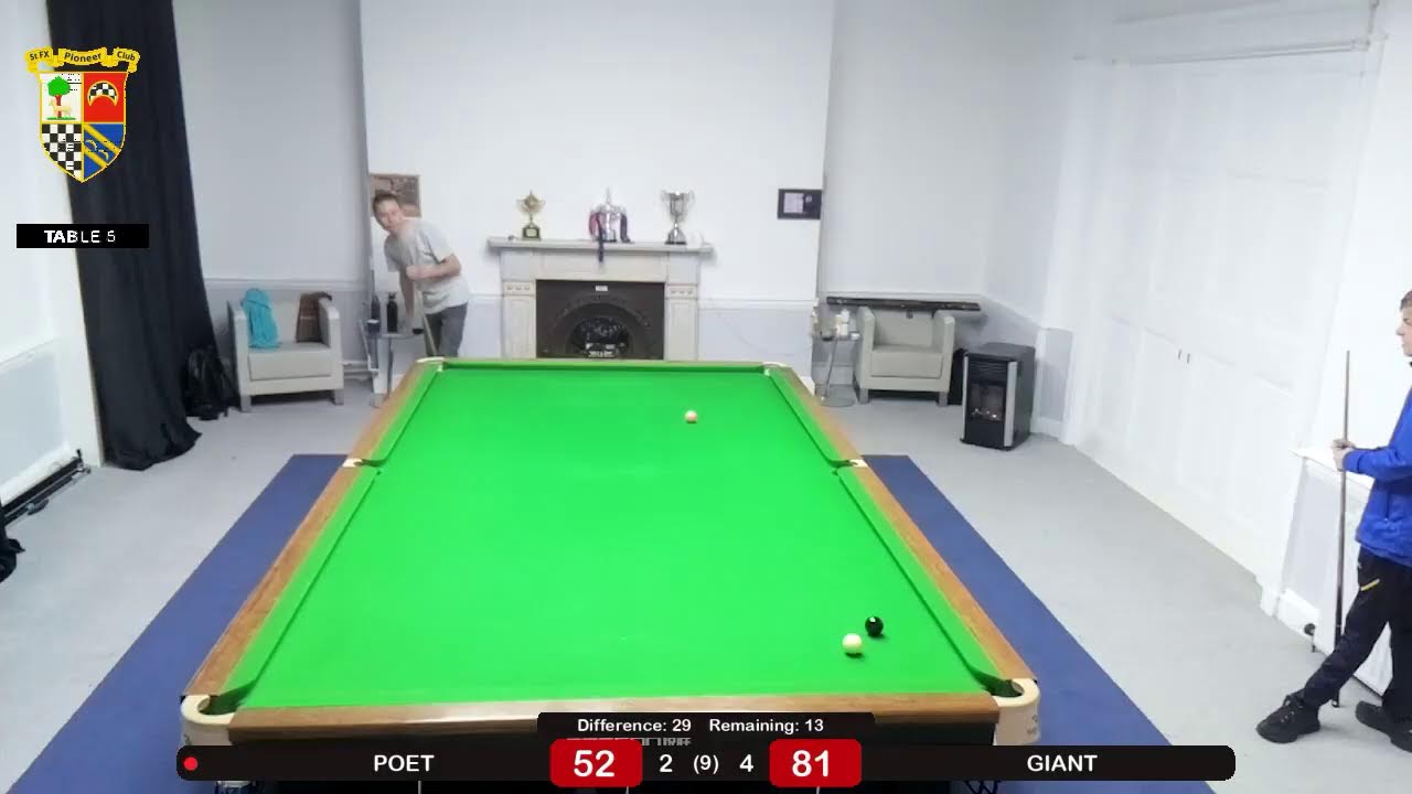 Pioneers Club - Snooker Table 5