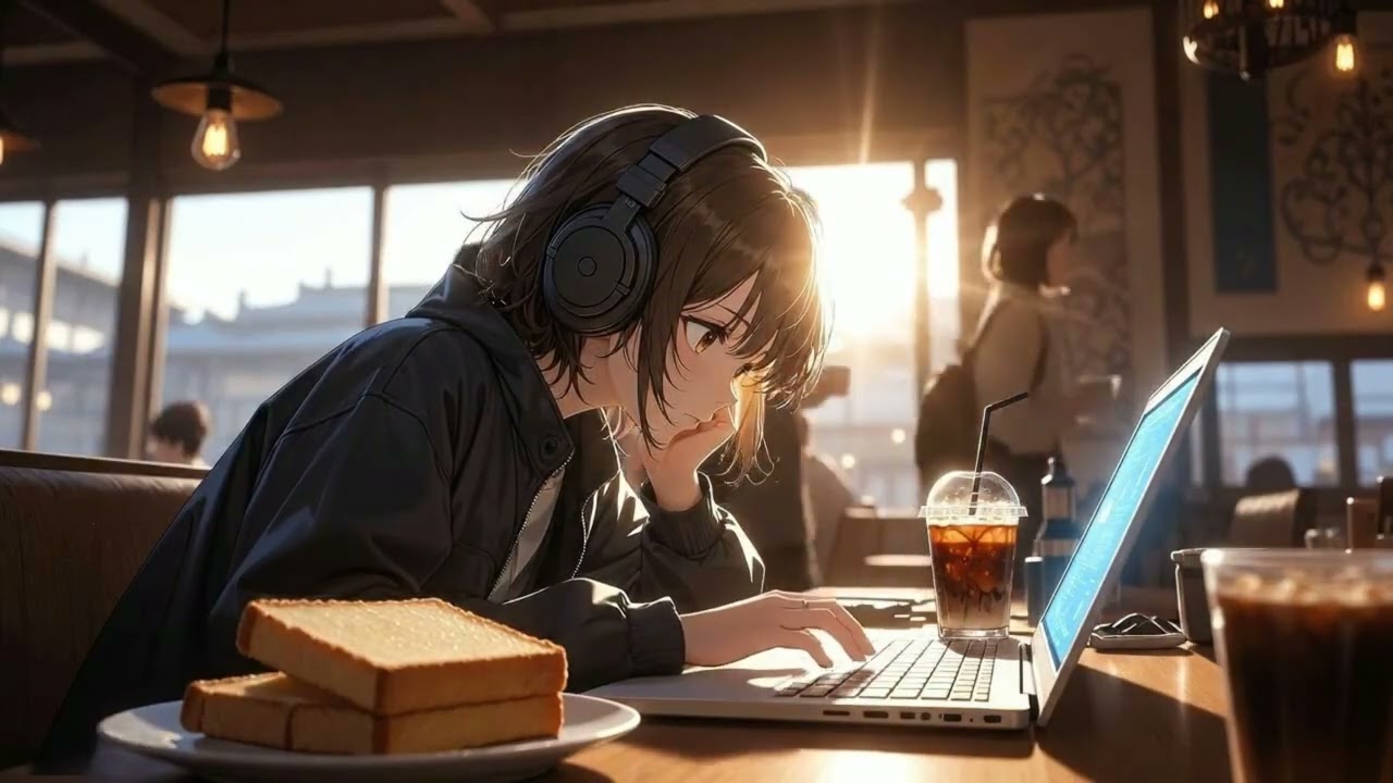 Lofi Hip Hop Mix ☕ Kyoto Coffee Shop to study / work