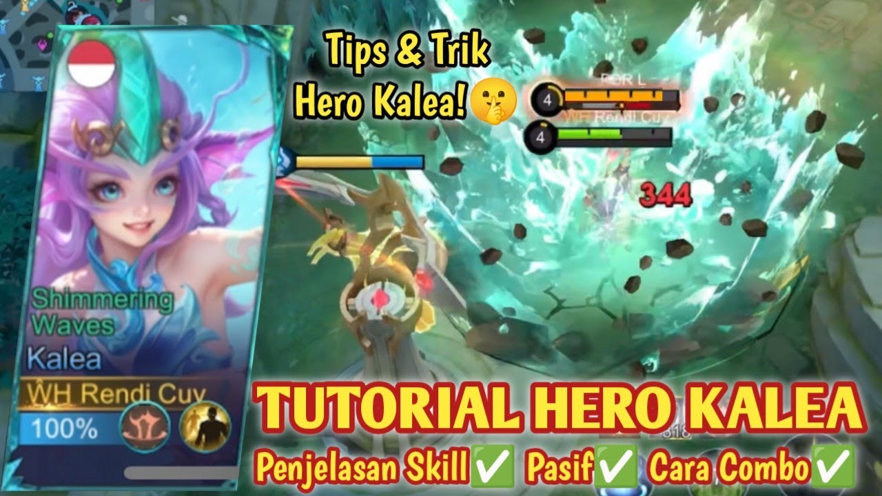 TUTORIAL HERO BARU KALEA | PENJELASAN SKILL, PASIF & CARA COMBO KALEA! BUILD KALEA TERSAKIT  - MLBB