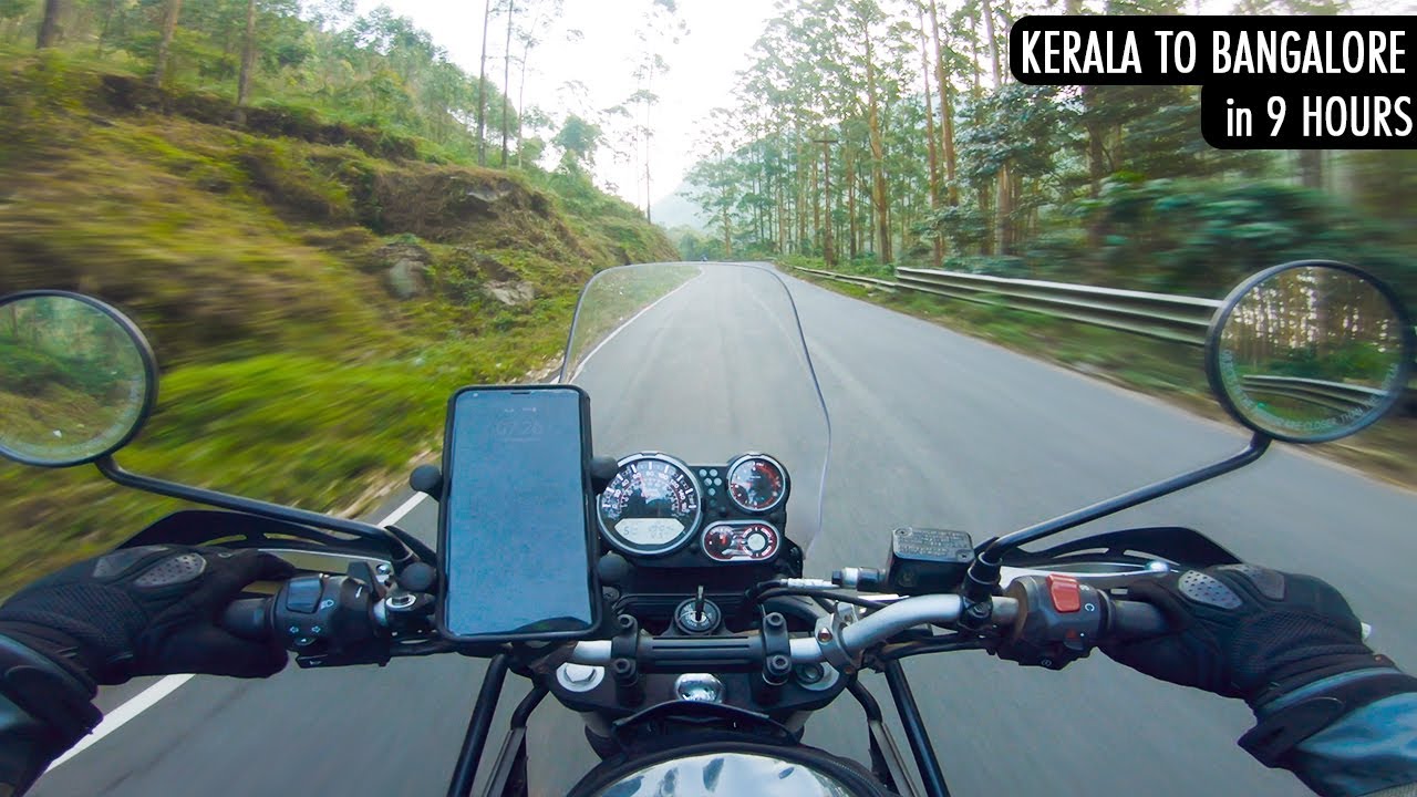 SOLO RIDE FROM KERALA TO BANGALORE - Himalayan BS6